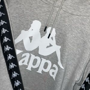 Grey Kappa Hoodie
